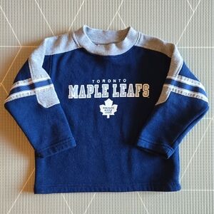 NHL Toronto Maple Leafs Kids Blue and Gray Sweatshirt